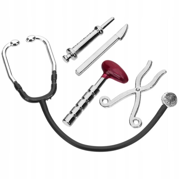 Mini Doctor Tools Set Spielzeug für Kinder, Edelstahlzubehör