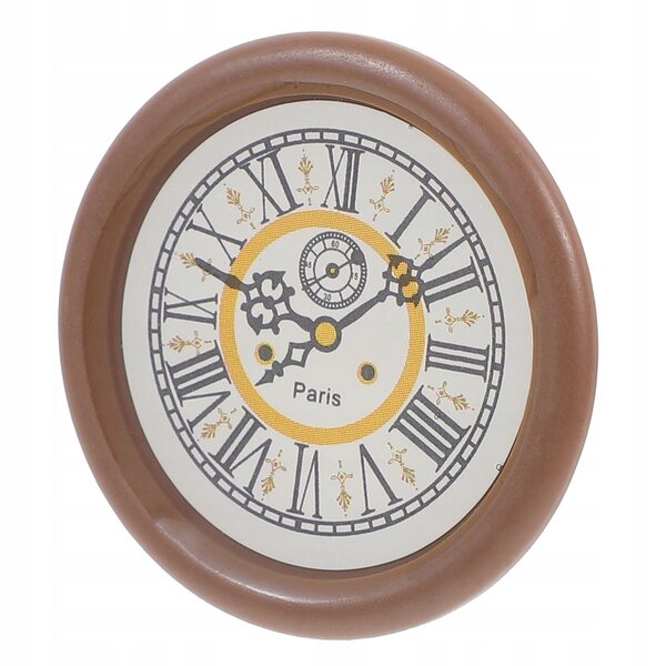 Mini Orologio da Parete in Resina per Casa delle Bambole - Decorazione Miniatura
