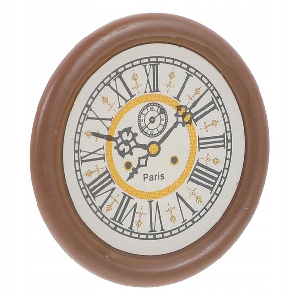 Mini Orologio da Parete in Resina per Casa delle Bambole - Decorazione Miniatura