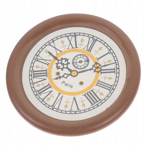 Mini Orologio da Parete in Resina per Casa delle Bambole - Decorazione Miniatura