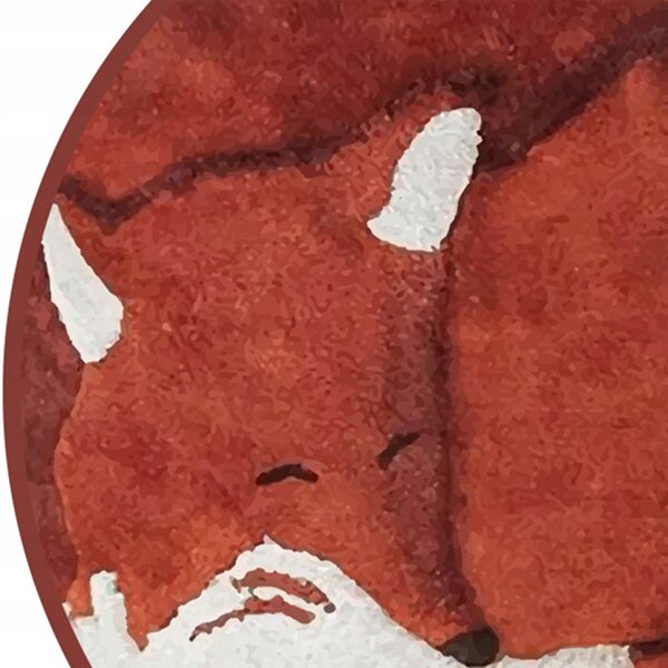 1:6 Miniaturteppich für Puppenhausmöbel, Maße 23,7 x 23,7 cm
