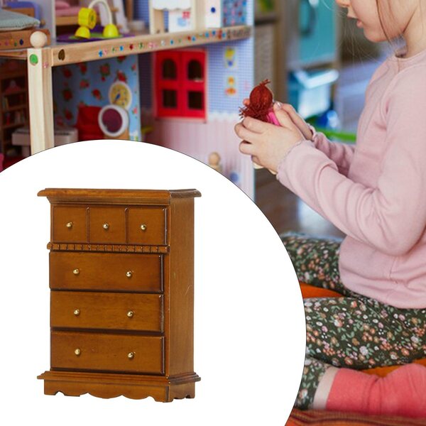 Möbelminiatur für Puppenhaus 1:12 aus Holz – dekorative Möbel