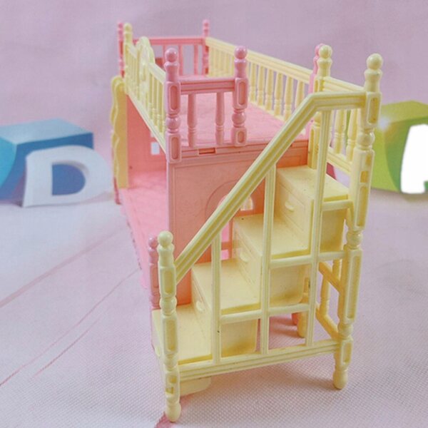 Letto a Castello Miniatura per Casa delle Bambole Realistico e Decorativo 22x14 cm