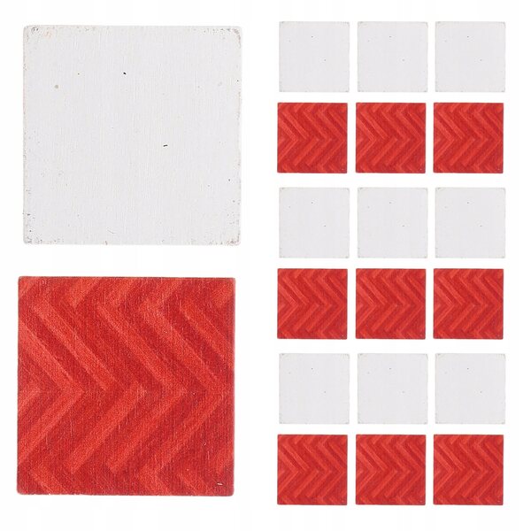 Set 27 Miniature Pavimenti in Legno Vintage per Case delle Bambole - Realistici e Resistenti