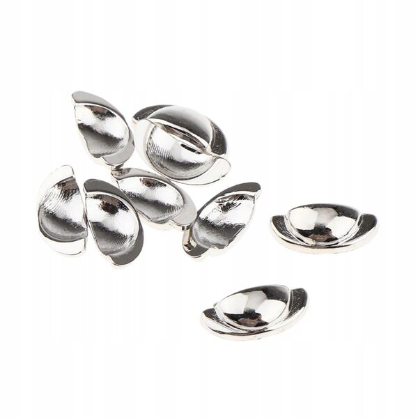 Set 10 Klamki Miniature 1:12 Argento per Porte e Cassetti Case delle Bambole