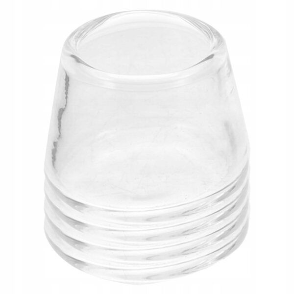 Mini transparente dekorative Glasvasen für Puppenhäuser 4 Stück