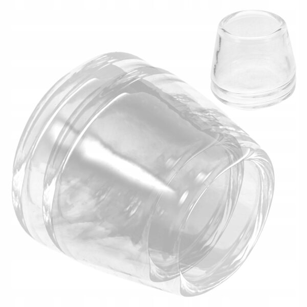 Mini transparente dekorative Glasvasen für Puppenhäuser 4 Stück