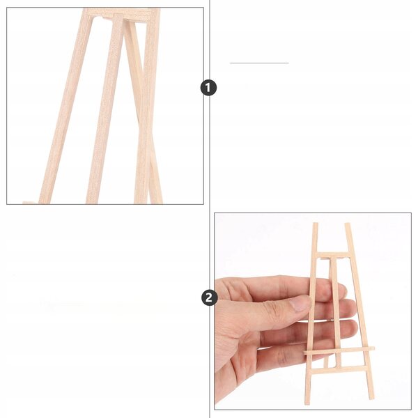 Künstlerische Mini-Sztaluga aus Holz für Kinder – Dekoration und Kreativität