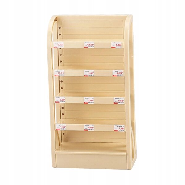 Miniatura 1:12 Pannello Espositivo Beige per Casa delle Bambole - 5 Ripiani