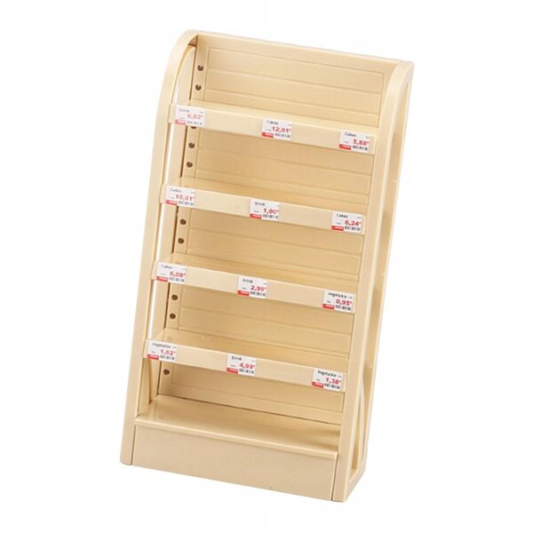 Miniatura 1:12 Pannello Espositivo Beige per Casa delle Bambole - 5 Ripiani