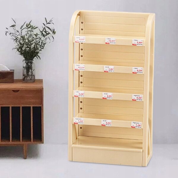 Miniatura 1:12 Pannello Espositivo Beige per Casa delle Bambole - 5 Ripiani