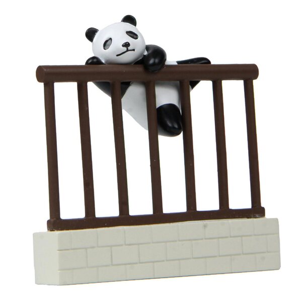 Decorazione multifunzionale in resina Panda per casa delle bambole 7,2x7 cm