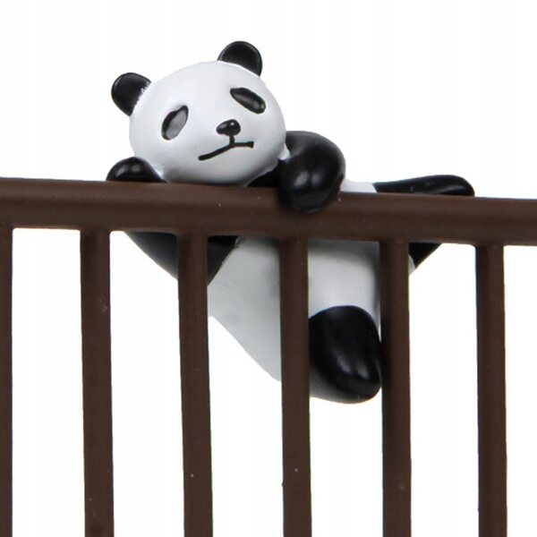 Decorazione multifunzionale in resina Panda per casa delle bambole 7,2x7 cm