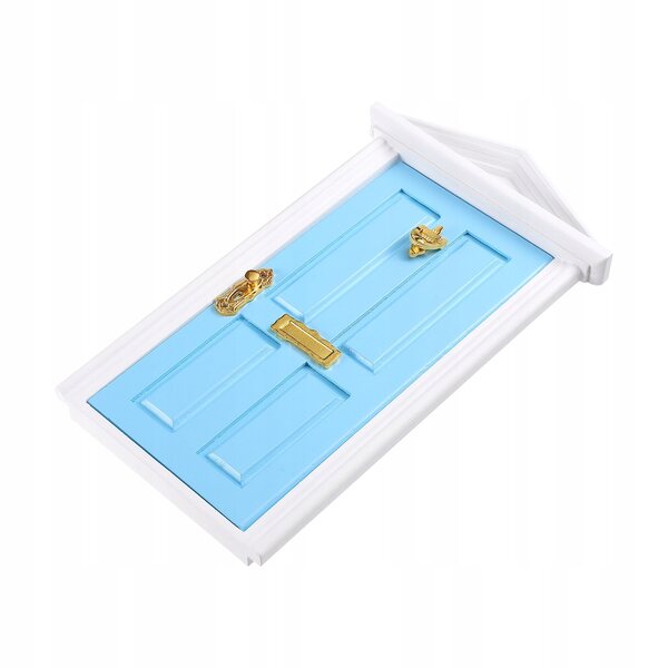 Miniature in legno porte per case delle bambole e giardini decorativi