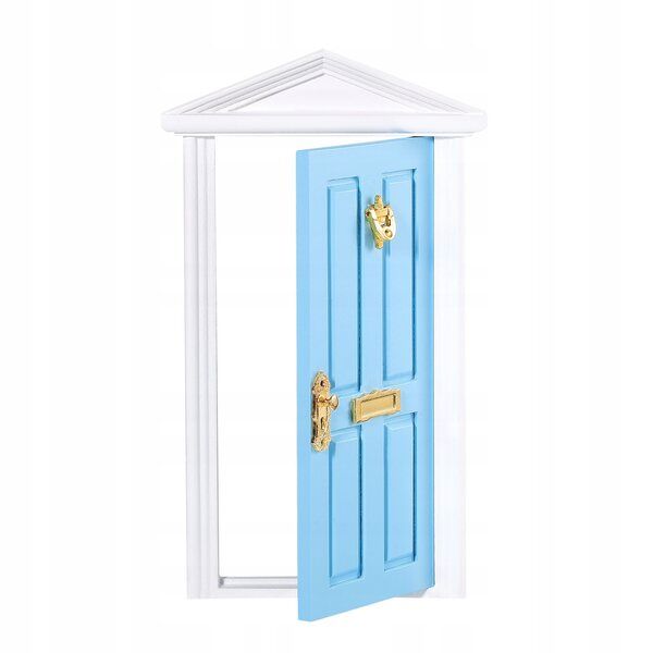 Miniature in legno porte per case delle bambole e giardini decorativi