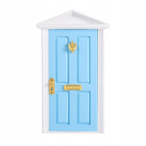 Miniature in legno porte per case delle bambole e giardini decorativi