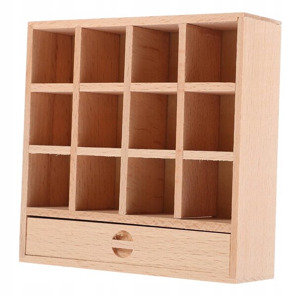 Mini Mobiletti con Cassetti in Legno per Arredare Case di Bambole e Scenografie