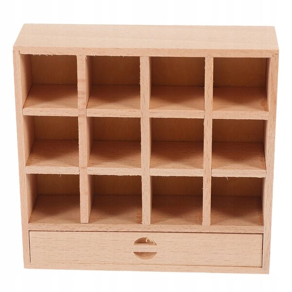 Mini Mobiletti con Cassetti in Legno per Arredare Case di Bambole e Scenografie