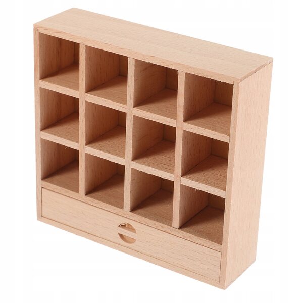 Mini Mobiletti con Cassetti in Legno per Arredare Case di Bambole e Scenografie