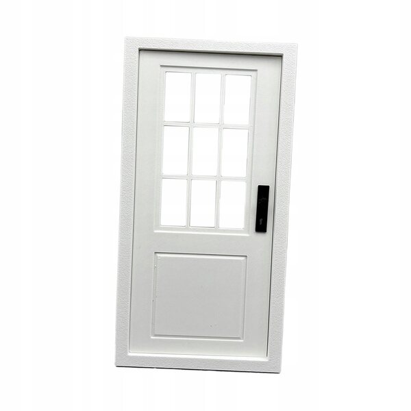 Miniature porte apribili per casa delle bambole in stile A - 9x17x2 cm