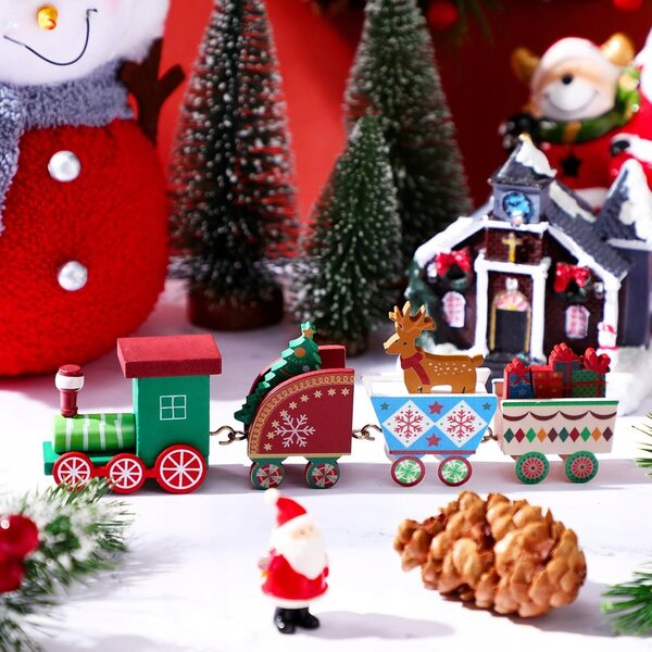 Decorazioni Natalizie per Casa delle Bambole 14 Pezzi Multicolore in Plastica