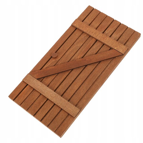 Miniatuur houten deurmodel voor mini-huisdecoratie en meubels
