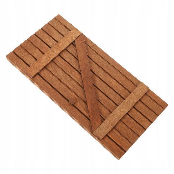 Miniatuur houten deurmodel voor mini-huisdecoratie en meubels