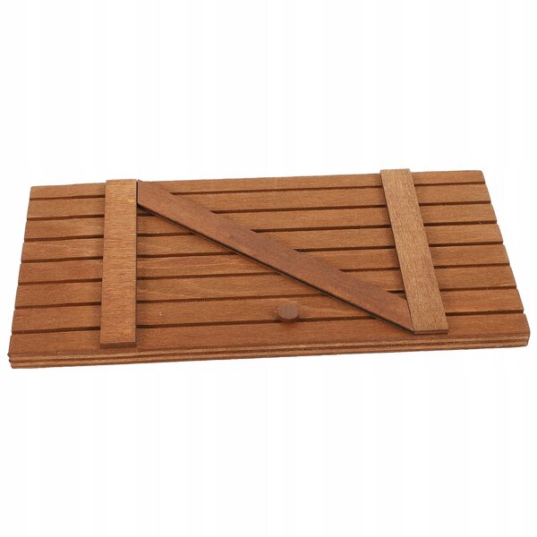 Miniatuur houten deurmodel voor mini-huisdecoratie en meubels