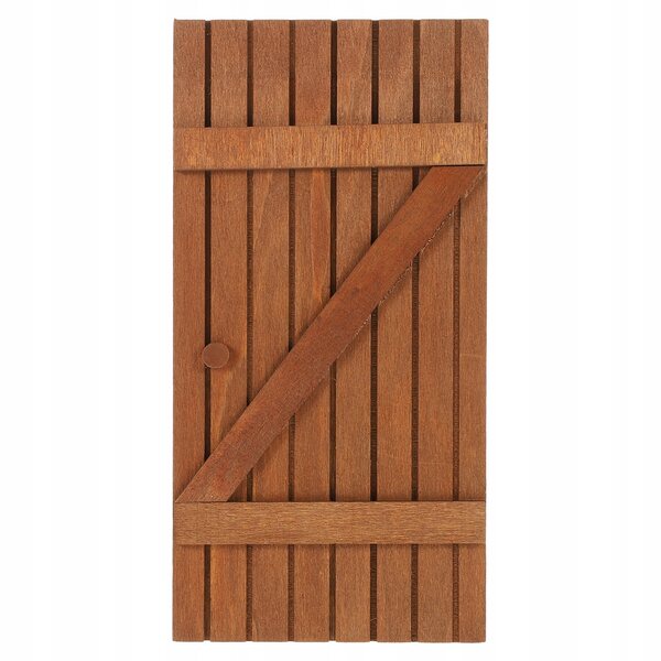 Miniatuur houten deurmodel voor mini-huisdecoratie en meubels