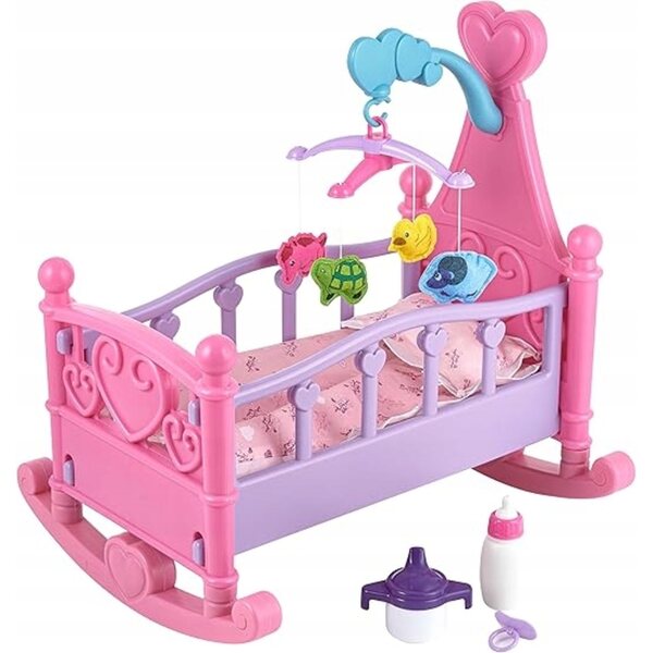 Люлка за кукли DREAM SWEET BED от пластмаса от 3 години