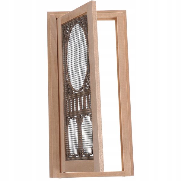 Miniature porte in legno per casa delle bambole, resistenti e realistici