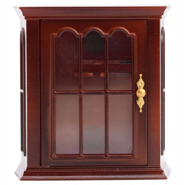 Miniatura Mobiletto Parete Vintage per Casa delle Bambole in Plastica e Metallo