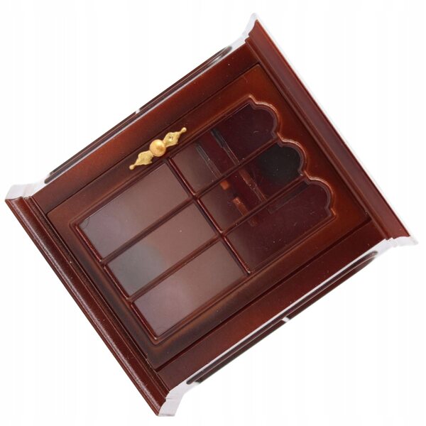 Miniatura Mobiletto Parete Vintage per Casa delle Bambole in Plastica e Metallo