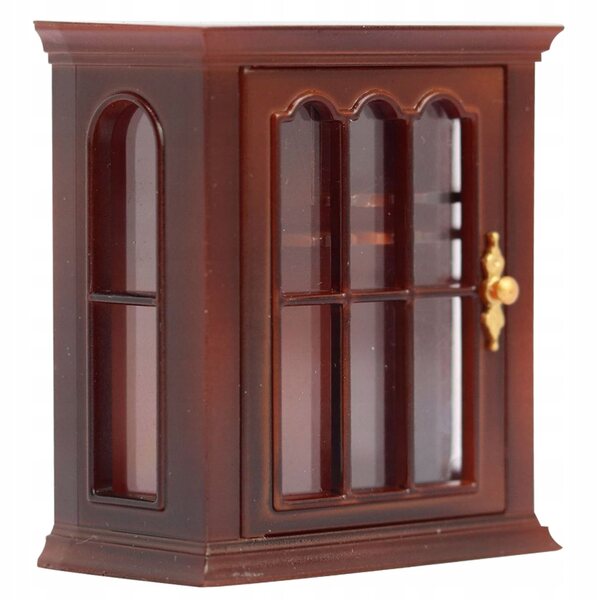 Miniatura Mobiletto Parete Vintage per Casa delle Bambole in Plastica e Metallo