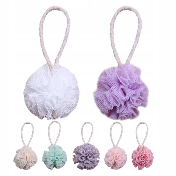 Lot de 7 mini boules de bain en polyester pour décorations et maisons de poupées