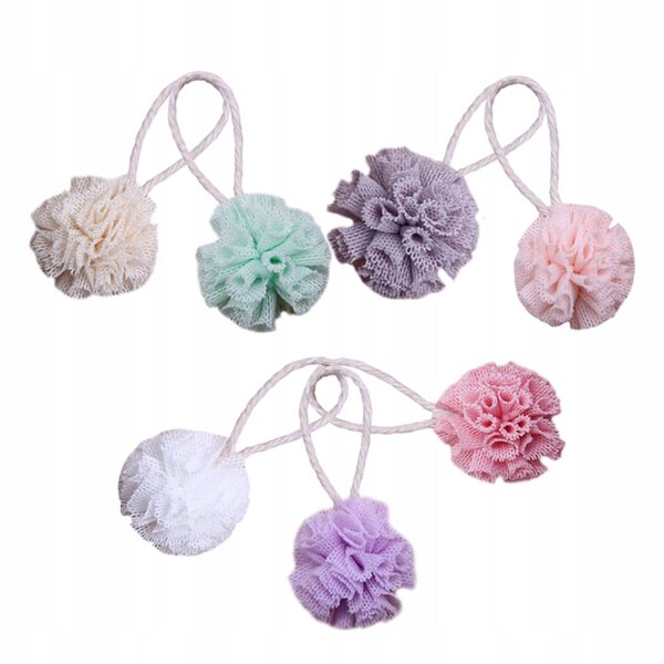 Lot de 7 mini boules de bain en polyester pour décorations et maisons de poupées