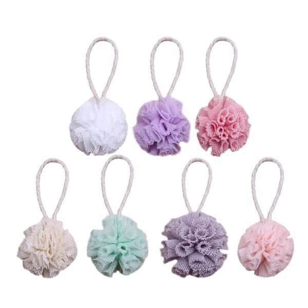 Lot de 7 mini boules de bain en polyester pour décorations et maisons de poupées