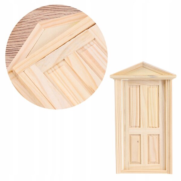 Holztürminiaturen für Puppenhaus 1:12 mit traditionellem Design