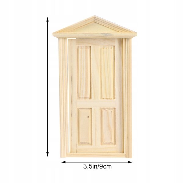Holztürminiaturen für Puppenhaus 1:12 mit traditionellem Design