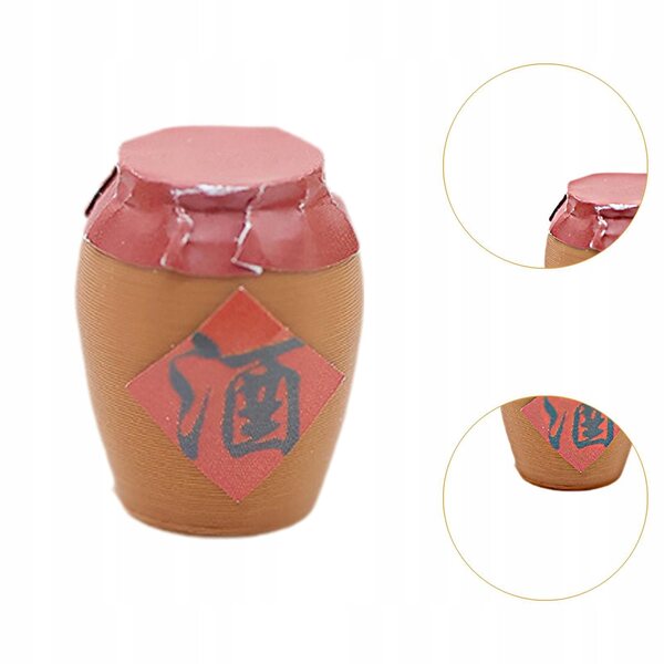 Modello Miniatura Sloika Vino Fatta a Mano Accessorio Decorativo L