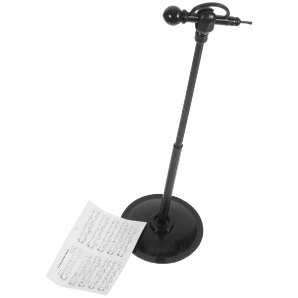 Mini Microfono Nero per Casa delle Bambole - Accessorio Decorativo e Fotografico