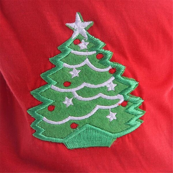 Abito Natalizio per Bambola 46 cm con Stampa Albero di Natale Costume Casual