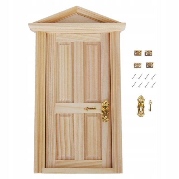 Set da 12 mini cerniere in metallo per mobili 1:12 per case delle bambole
