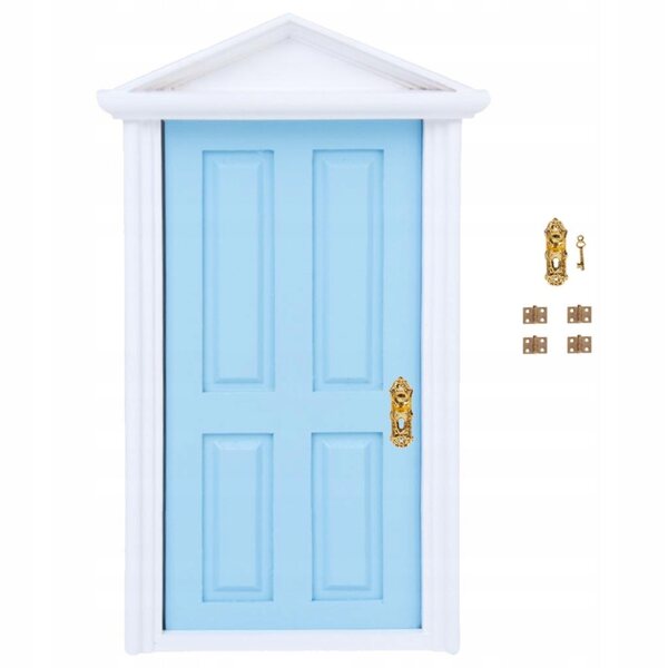 Set da 12 mini cerniere in metallo per mobili 1:12 per case delle bambole