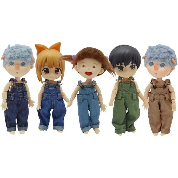 Jeans-Overalls für BJD-Puppen 1/12 – Uteruik Fashion Clothing #B
