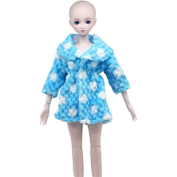 Cappotto Peluche per Bambola BJD 1/3 da 60 cm Abbigliamento Casual Moda