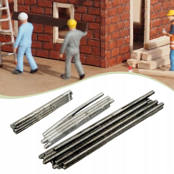 Accessori per Diorama 1:64 Plac budowy Miniature con tubi in acciaio rotondi
