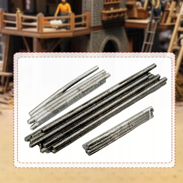 Accessori per Diorama 1:64 Plac budowy Miniature con tubi in acciaio rotondi