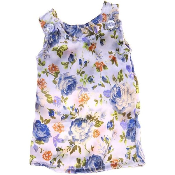 Abito Floreale Casual per Bambola 18 Pollici da 46 cm - Vestito Accessorio