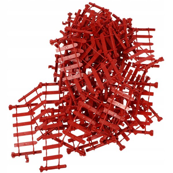 Set 50 pezzi recinzioni decorative in plastica per mini fattoria e giardino